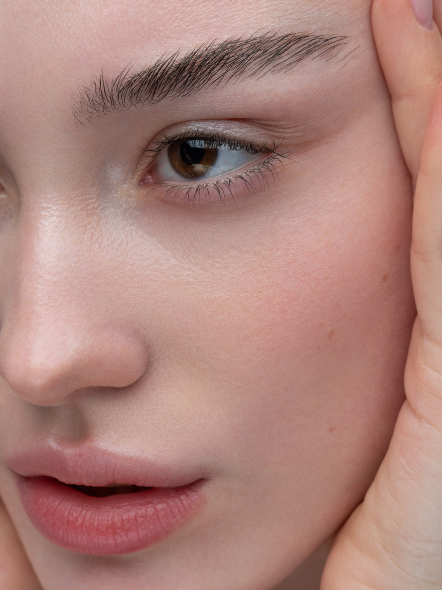 Nahaufnahme einer gepflegten Haut – Face Pilates bei EINFACH SCHÖN